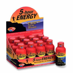5 Hours Energy Drinks