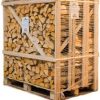 Dried oak firewood
